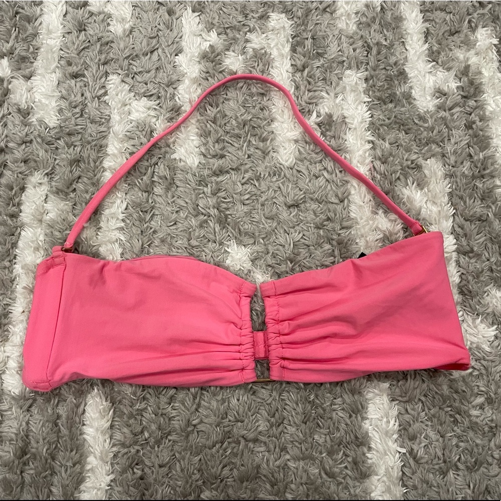 Radio Fiji Pink Bandeau Top Halter Neck Large L